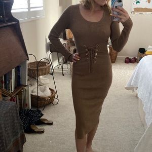 NWT sexy sweater dress